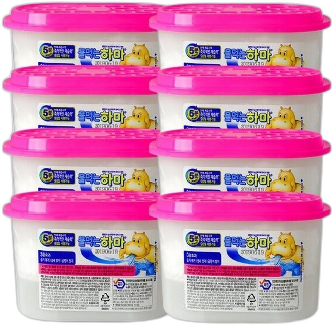 옥시 물먹는 하마 옷장용, 16개, 525ml