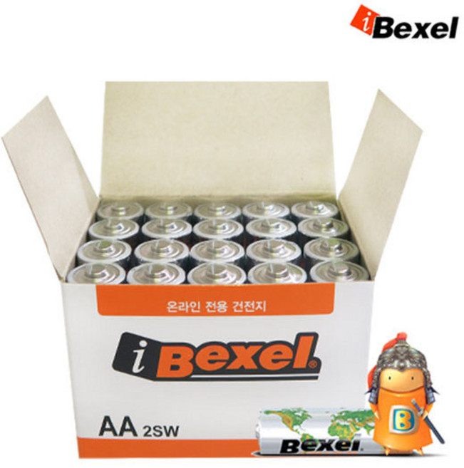 벡셀 알카라인 AAA건전지 온라인전용, 80개입, 1개