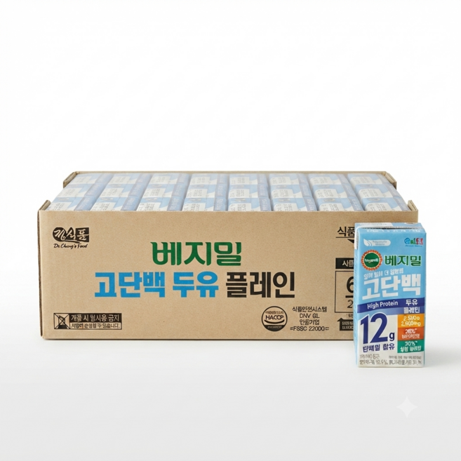 베지밀 고단백두유, 24개, 190ml