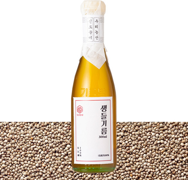 30년 전통 우리상회 국내산 생들기름300ml, 1개, 300ml