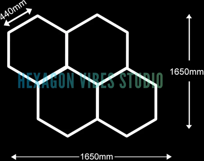 조광 가능한 육각형 3000K 저전력 허니콤 LED 가정 체육관 차고 미용실 작업실 지하실 바 천장용, 26 One Model 4 3C, 01 3000K 4500K 6500K