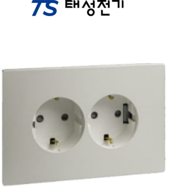 태성전기 베코 보노 아이보리 가로 2구 콘센트