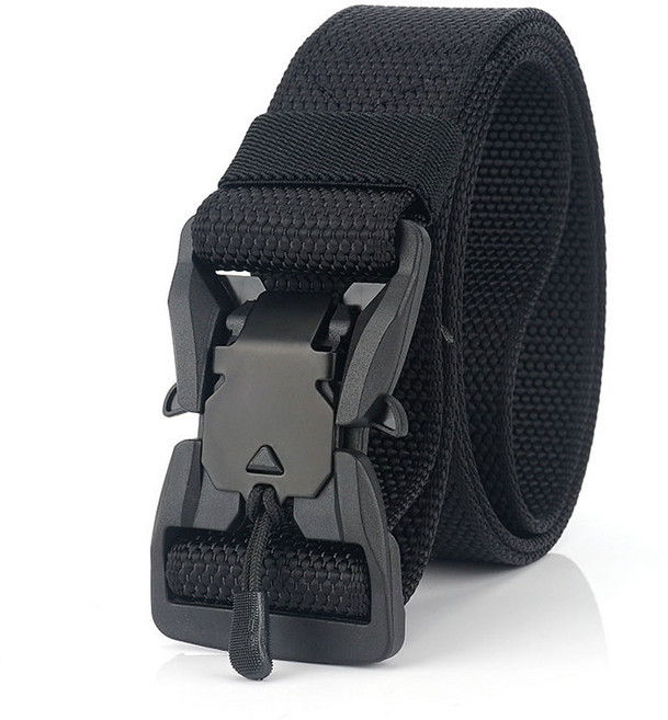 프리미엄 마그네틱 버클 택티컬 캔버스 벨트