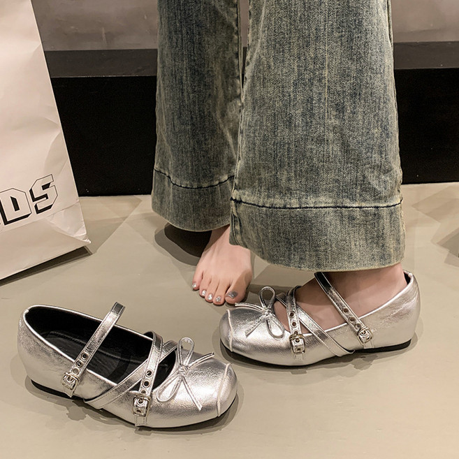 ANYOU 여성샌들 발레 운동화 쉬운 신발 벨크로 스트랩 메리제인 운동화 고프코어 발편한 데일리 캐주얼 신발