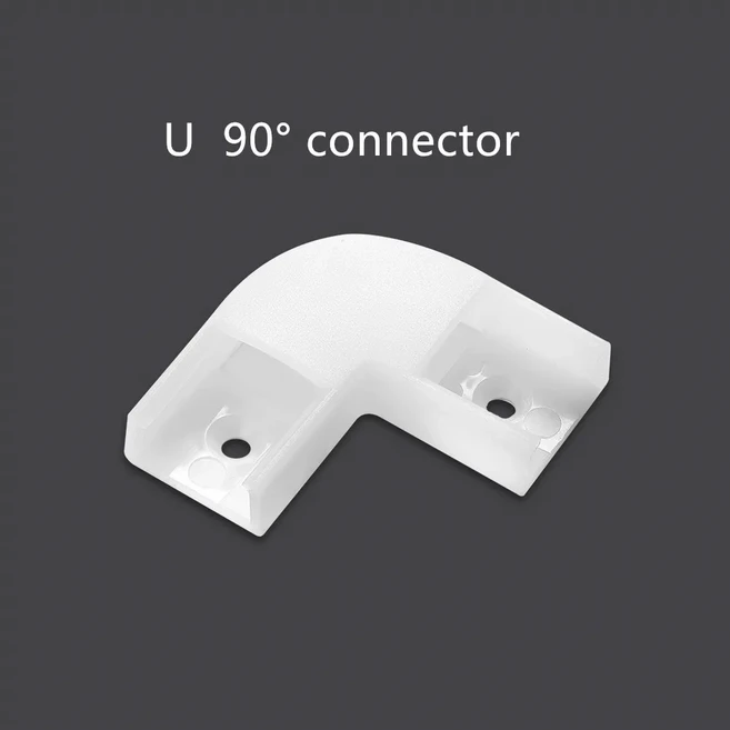 Perfil 알루미늄 LED 코너 프로파일 채널 거치대 LED 스트립 라이트 바 캐비닛 램프 주방 옷장 50cm 로트당, 16 2 pcs, 07 U 90 degree corner