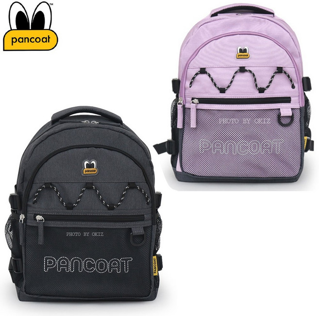 팬콧 스트링 책가방 초등학생 아동 고학년 저학년 백팩 단품 그레이/퍼플, 퍼플