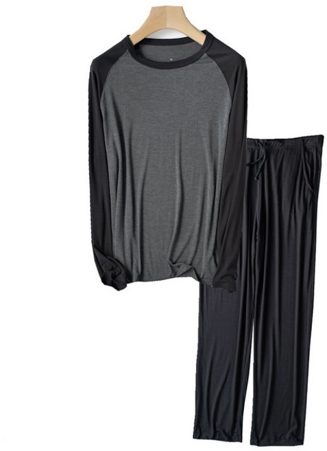 메이크잇스토리 남자 부드러운 모달 실내복 잠옷 빅사이즈 이지웨어 파자마 긴팔