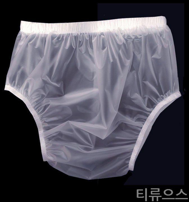 티류으스 요실금 팬티 방수 비닐 성인용 기저귀 패드 소변샘 방지 보조용품, 중간, 1개, 1개입, 투명한, 남 47.5 - 62.5kg