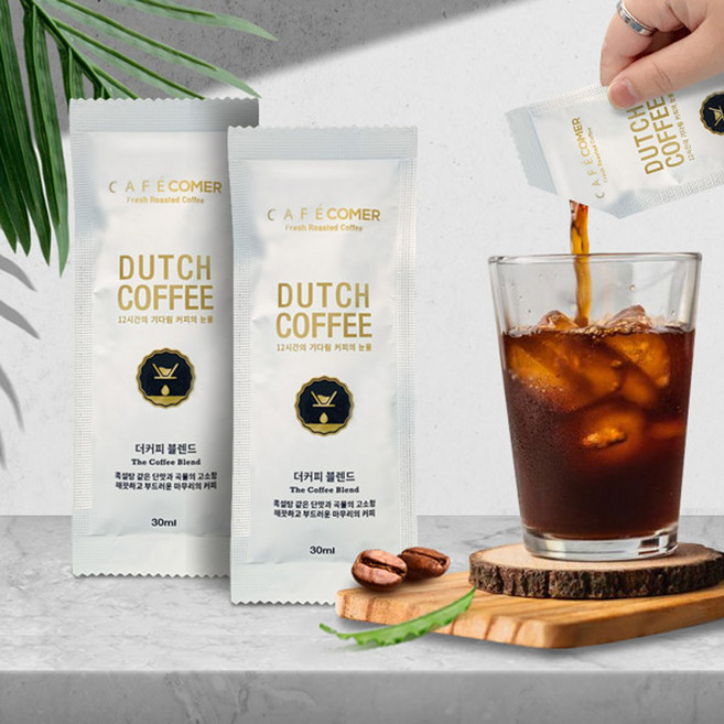 카페꼬메르 더커피 블렌드 더치커피, 30g, 1개, 100개입