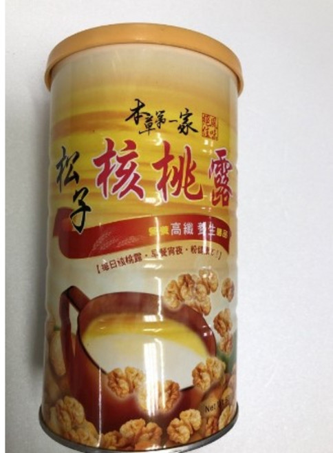 本草一家 松子核桃露, 1個