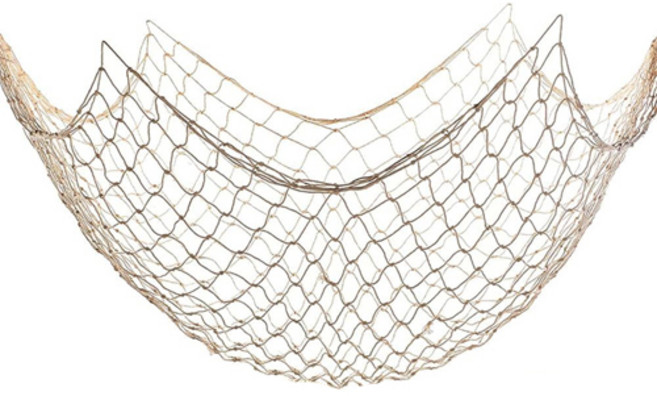 YGG 인테리어 그물망 벽장식 소품, 베이지