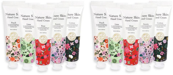 조이플 미니 휴대용 핸드크림 향좋은 선물세트, 10개, 30ml