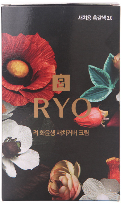 려 화윤생 새치커버크림 염색약 한방염색약, 4.0-짙은갈색, 1개