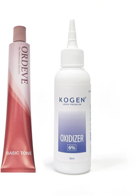 밀본 올디브 염색약 80g + 산화제, 1개, 헬시 시나몬 6-hCN - 쿠팡