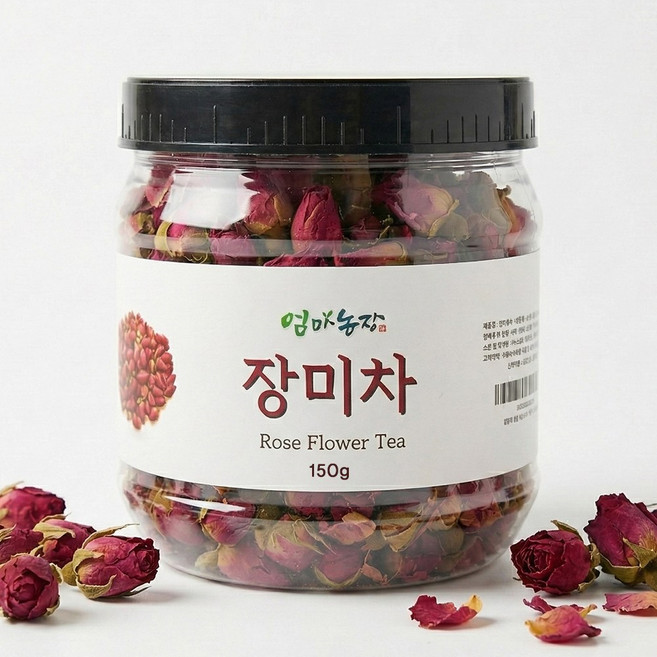 엄마농장 장미차 꽃차 로즈티, 1개, 1개입, 150g