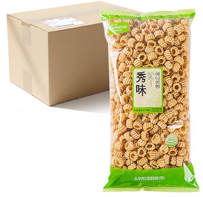 스위티코리아 허니꿀짱 1kg 4개입 (1박스)