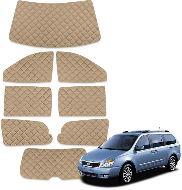 루젠 그랜드카니발 차박커튼 캠핑 암막 햇빛가리개, 올리브브라운, 1세트