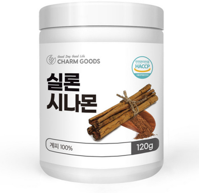 실론 시나몬 파우더 스리랑카 실론 계피 가루 무첨가 100% 시나몬스틱 분말 티 차 물 Cinnamon 식약청 해썹 인증, 120g, 1개