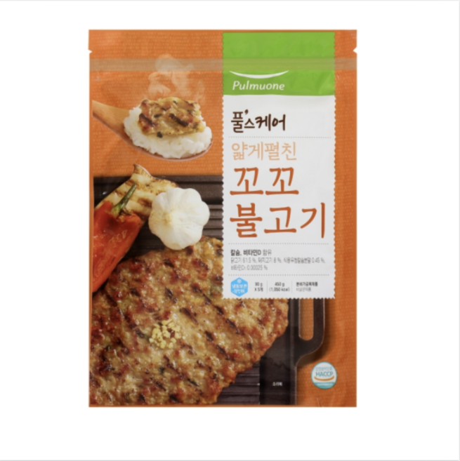 얇게 펼친 꼬꼬 불고기, 1개, 450g