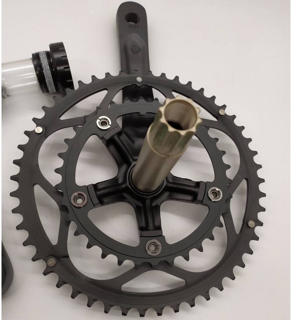 DRIVELINE 9/10/11速公路車CNC一體式大盤組 含牙盤BB套組, 1個, 2180-541, N/A