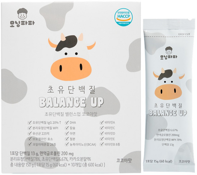 모닝파파 초유 단백질 밸런스업, 150g, 1개