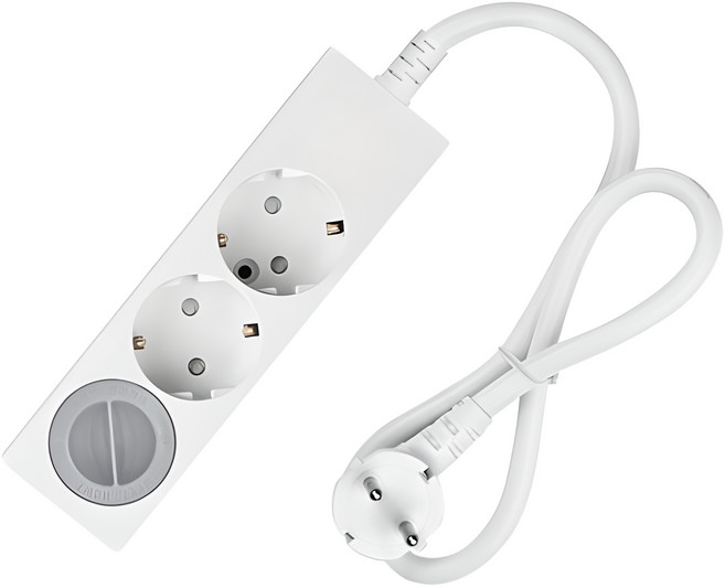 스윗홈 국내생산 일반 접지 멀티탭 3구+안전커버 1p, 70cm, 혼합색상, 1개