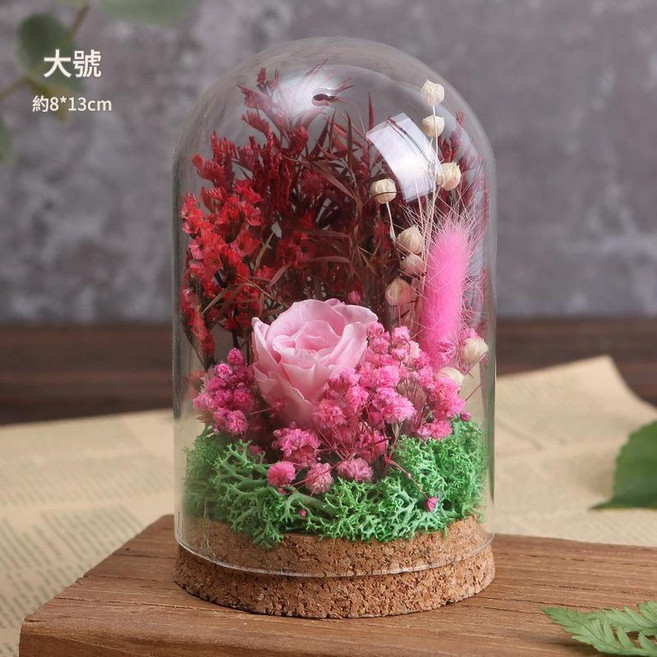 母親節永生花DIY材料包, 大號傾慕
