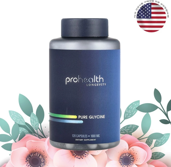 프로헬스 퓨어 글리신 1000mg 120캡슐, 1개, 120정 - 쿠팡