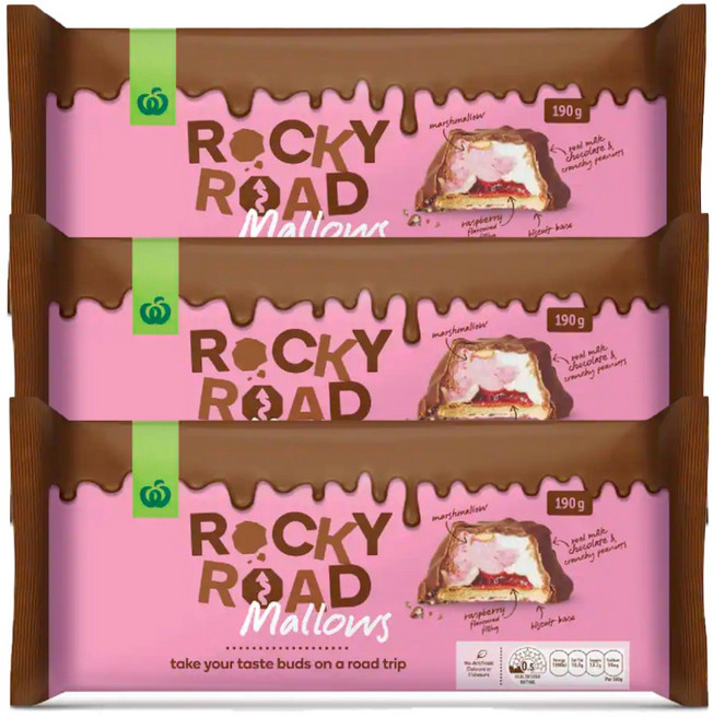 [카운트다운] 록키 로드 멜로우즈 190g, 3개