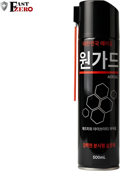 말벌 퇴치 약 스프레이 파리 모기 바퀴벌레 벌 살충제 퇴치제, 잡스 안심플러스에어로솔 500ml, 1개