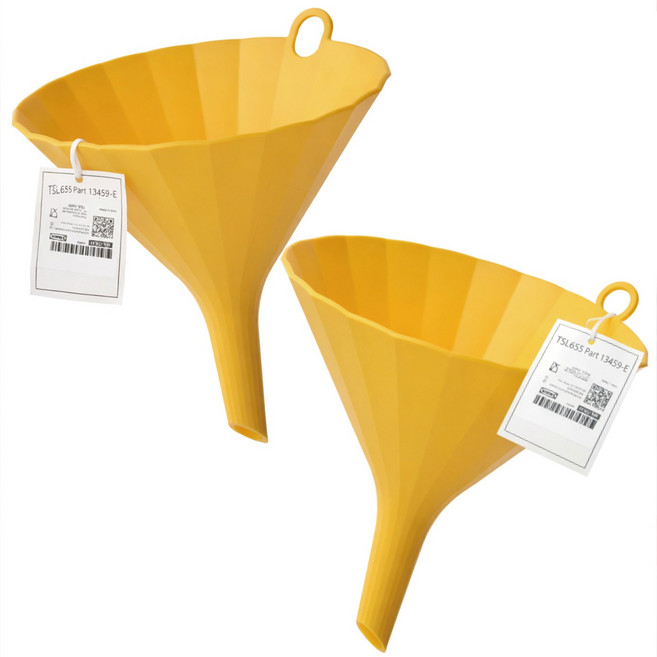 이케아 웁퓔드 주방 다용도 노랑 깔대기, 2개, 옐로우