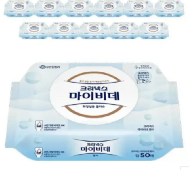 마이비데크리넥스 퓨어 캡형 50매 12입 1개(600매) 살균 소독 무형광, 마이비데크리넥스 퓨어 캡형 50매 12입 1개(600매