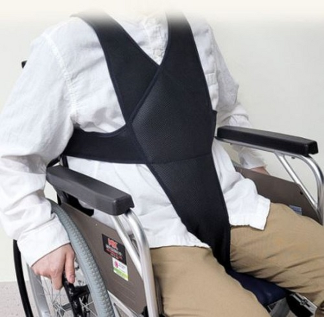 휠체어 안전밸트 안전띠 낙상사고 예방(몸통밸트) 사이즈조절가능, 1개