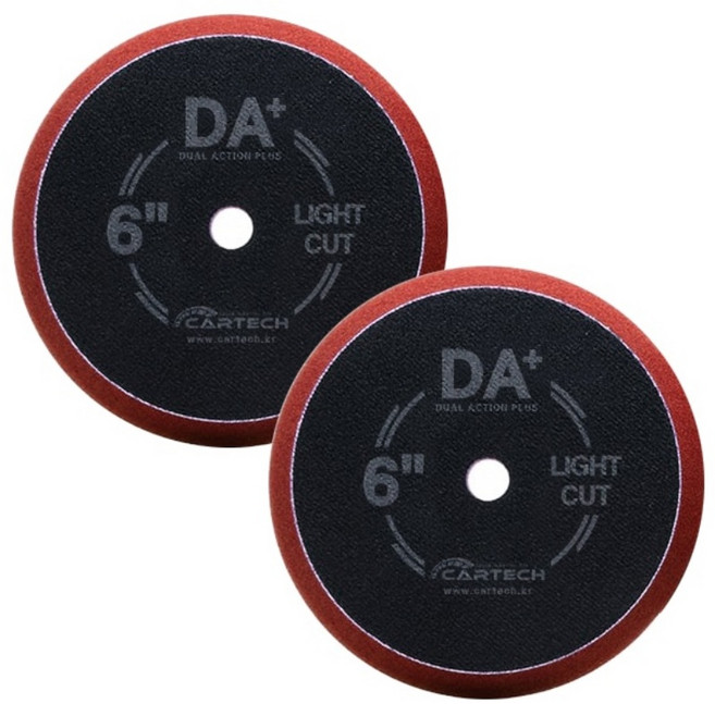 카테크 DA플러스 하드레이어 유막제거 광택기 패드 마룬 2개입