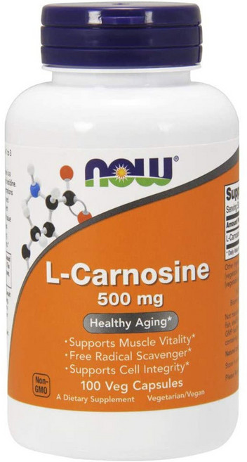 나우푸드 L 카르노신 500mg 100캡슐 1통 히스티딘 알라닌, 100정, 1개