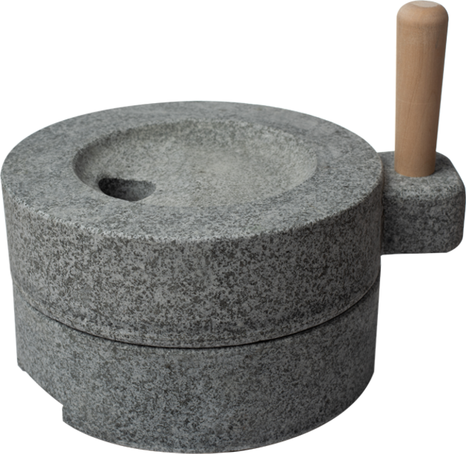 [장수곱돌] 전통2단맷돌 두부만들기 콩물, 270x160, 1개