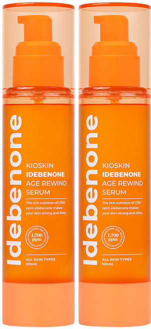 1등급 항산화 성분 고농축 대용량 이데베논 세럼 피부 탄력 노화 방지 안티에이징, 2개, 100ml