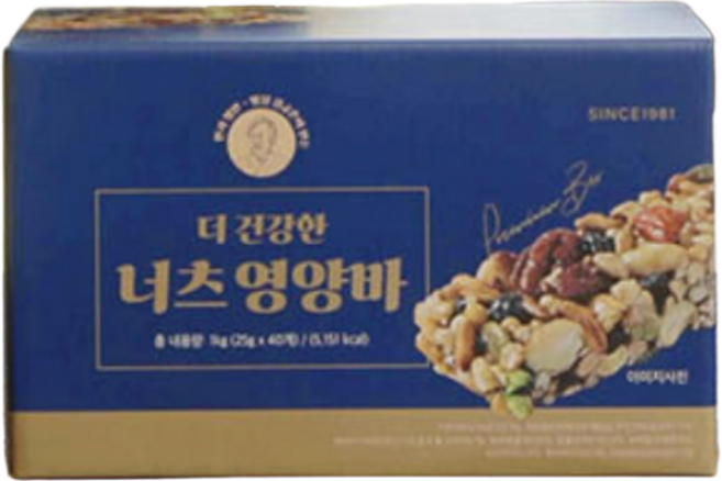 김규흔 한과 너츠 영양바, 40개, 25g