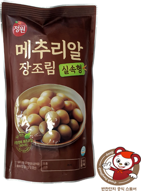 정원 메추리알 장조림 실속형, 1kg, 1개