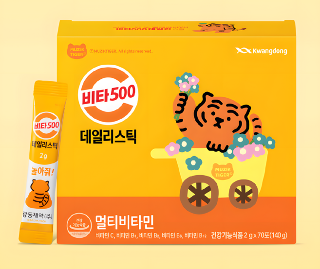 비타500 데일리 스틱 멀티비타민, 140g, 1개