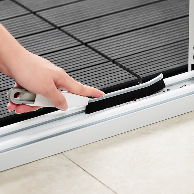 보냄 초슬림 틈새 청소솔, 블랙, 1개