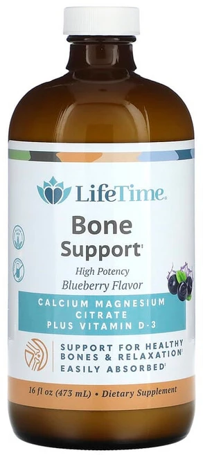 라이프타임 비타민 LifeTime Vitamins 뼈 건강 강화 블루베리 473ml16fl oz123240원산지:기타, 라이프타임 비타민 LifeTime Vitamins, 뼈, 1개, 473ml - 쿠팡