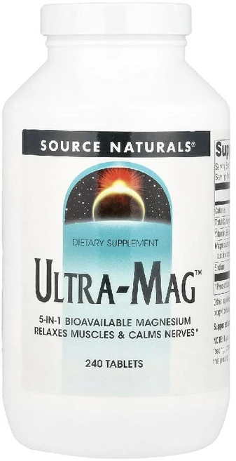 소스내추럴스 울트라-마그네슘 240정, 1개 - 쿠팡