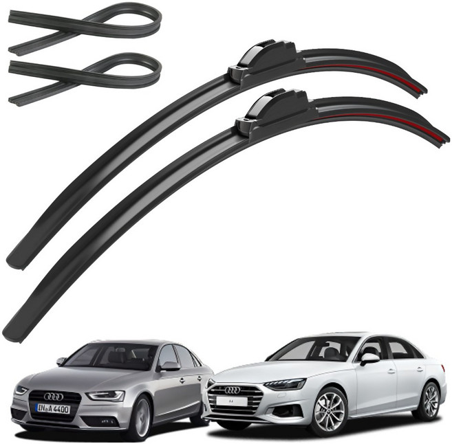 파이널 하이브리드 와이퍼 리필고무 패키지 4P, 아우디A4B8B9(09-현재)