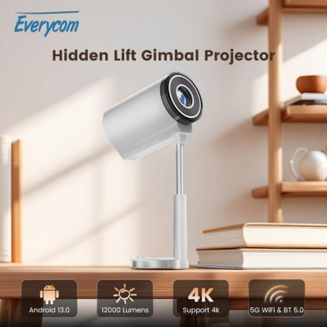 Everycom X9 Pro 미니 1080 프로젝터 풀 HD 4K 안드로이드 13 TV 비디오 WiFi 블루투스 홈 시어터 비머 자, 01 빠른