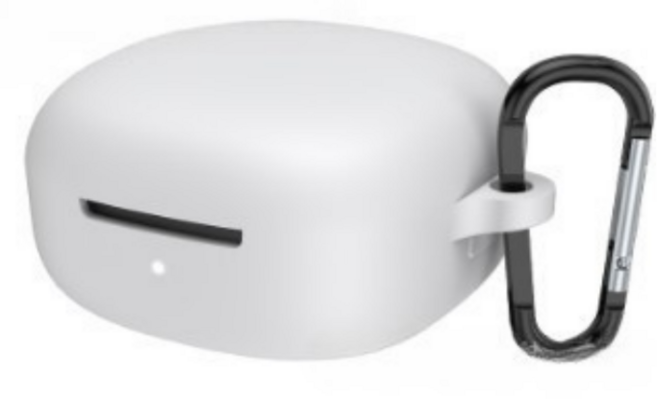 레드미 버즈 6 플레이 실리콘 케이스, 화이트, 1개