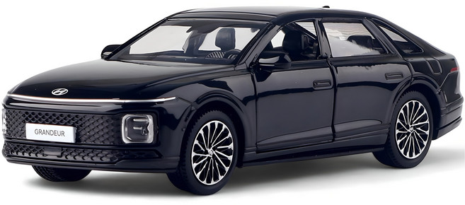 그랜져 GN7 다이캐스트 미니카, 블랙, 1개