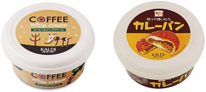 일본직구 KALDI 칼디스프레드 커피크림 커리브레드110g 2개, 110g