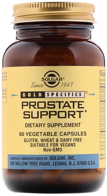 솔가 프로스테이트 서포트 60정 (식물성캡슐) Solgar Gold Specifics Prostate Support 60 vegetable capsules, 1개 - 쿠팡
