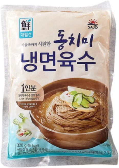 사조대림 동치미 냉면육수, 320g, 10개